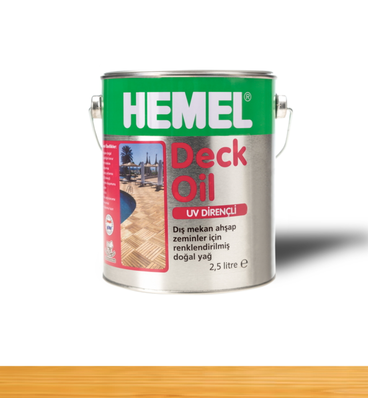 HEMEL DECK OİL LİGHT OAK(2.5lt) (adet)