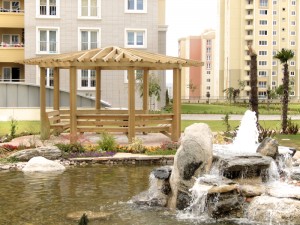 Ahşap Altıgen Çardak Pergola