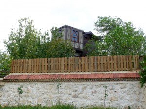 ahşap çit