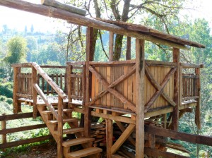 ahşap çocuk parkı