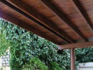 Ahşap Düz Çatılı Çardak Pergola
