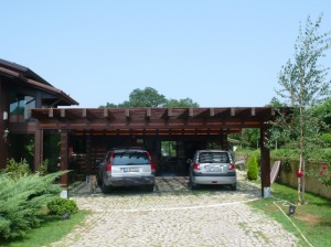 Ahşap Garaj Gölgeliği Çardak
