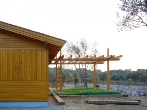 Ahşap Gölgelik Sundurma