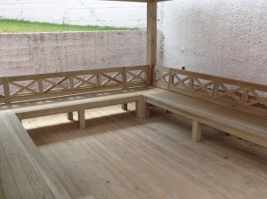 Ahşap Kare Dikdörtgen Çardak Pergola