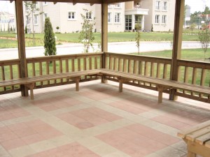 Ahşap Kare Dikdörtgen Çardak Pergola