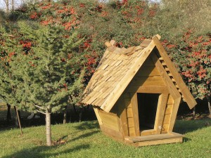 Ahşap Köpek Kulübesi
