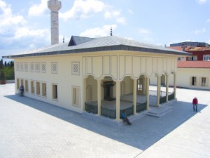 okçular tekkesi ahşap
