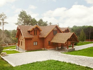 kütük ev log house