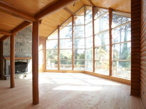 kütük ev log house