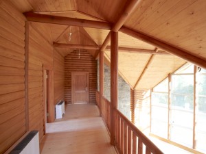 kütük ev log house