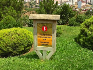 Ahşap Tabela