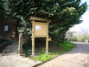 Ahşap Tabela